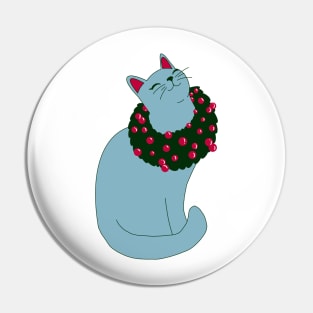 Miss Christmas Kitty Pin