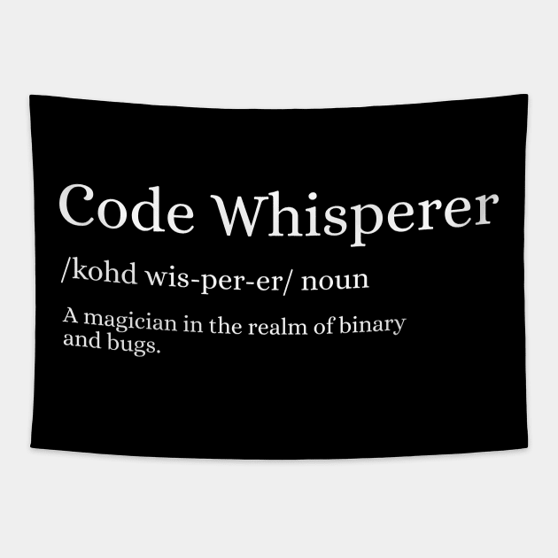 Code Whisperer: The Programmer's Craft Tapestry by DefineWear