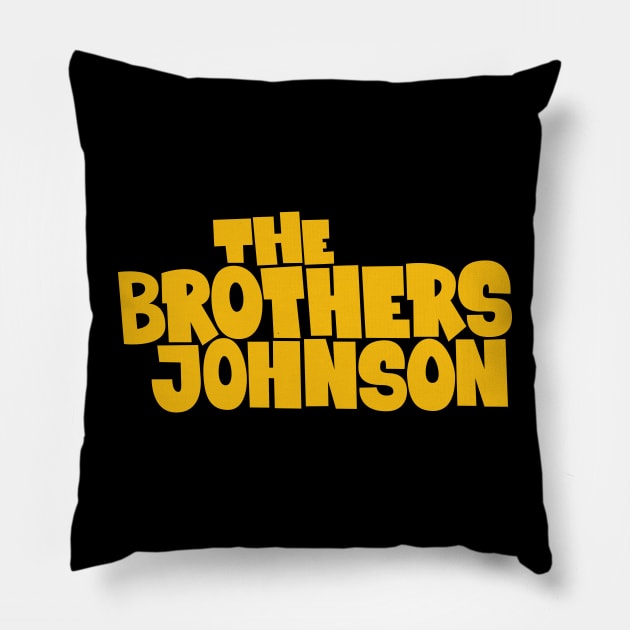 Get Da Funk Out Ma Face - The Johnson Brothers Pillow by Boogosh