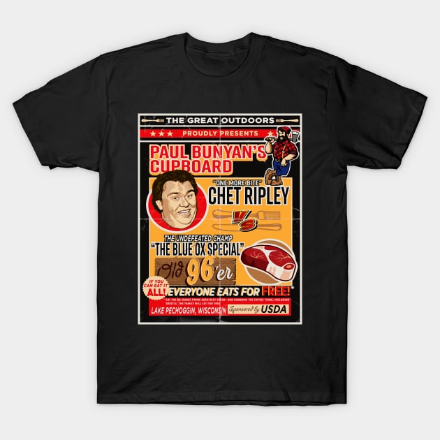Great Outdoors Eating Contest Poster Ad