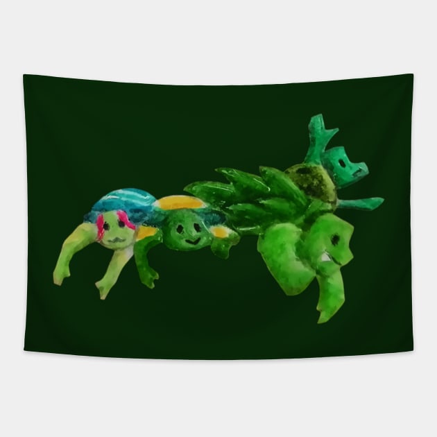 Turtle Tots - Rise of the TMNT Tapestry by Lycoris ArtSpark