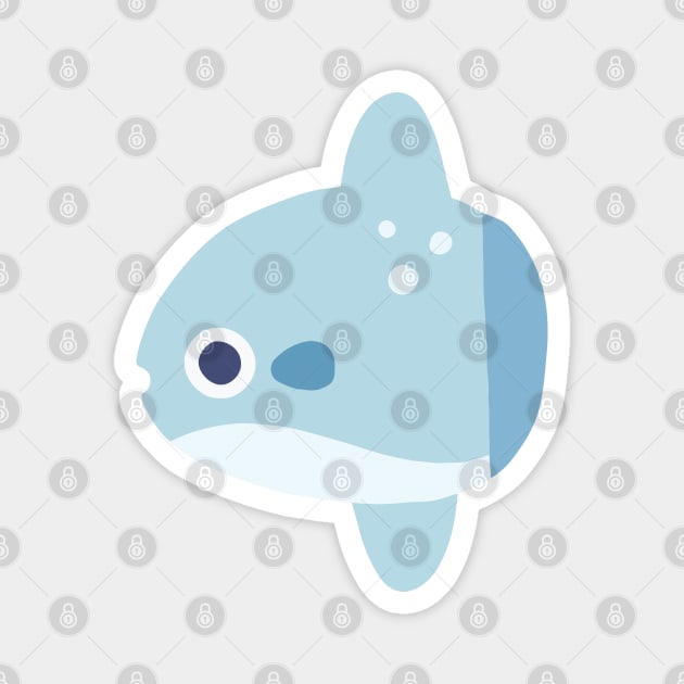 Cute Baby Mola Mola Magnet by tarynosaurus