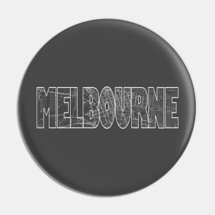 Melbourne Street Map Pin