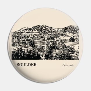 Boulder Colorado Pin