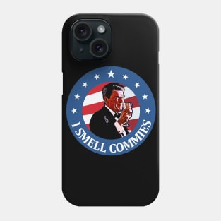 i smell commies Ronald Reagan Phone Case