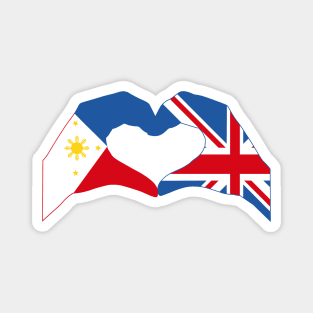 We Heart Philippines & UK Patriot Series Magnet