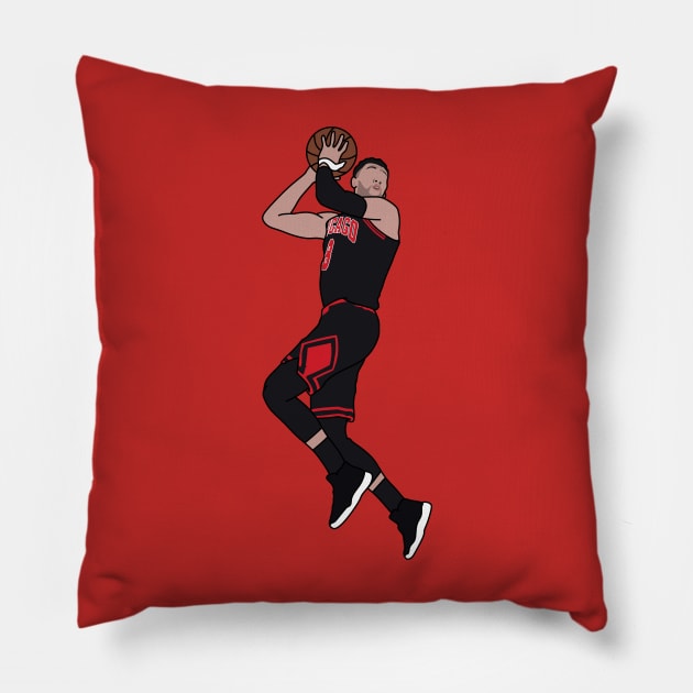 the dunk and chicago Pillow by rsclvisual
