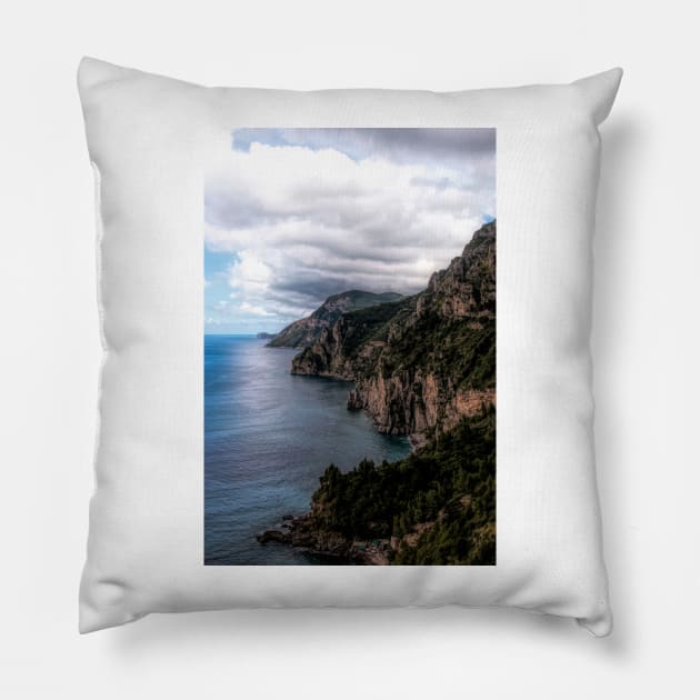 Amalfi Coast Pillow by Memories4you