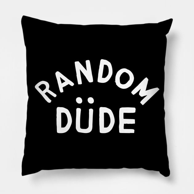 Random Dude Pillow by TroubleMuffin