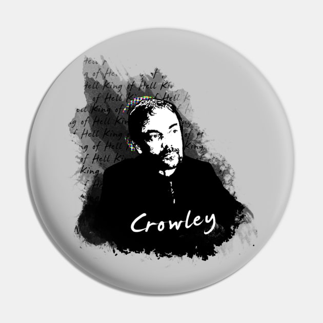 Crowley - Darkness & Deliverance Pin by SuperSamWallace