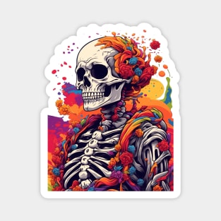 Rainbow Skeleton 3 Magnet