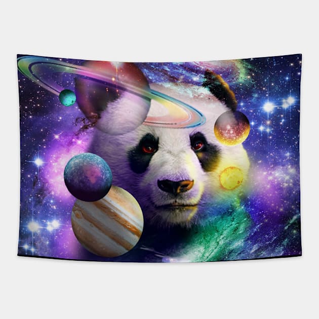 Panda Of The Cosmos Tapestry by Random Galaxy