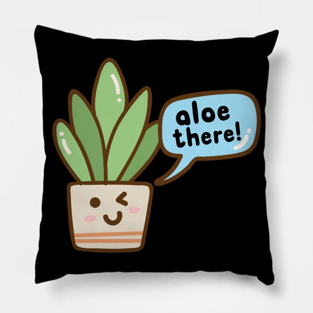 Aloe There! Aloe Vera Pillow by thingsandthings