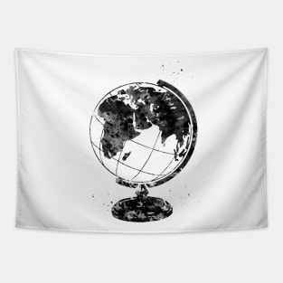 Vintage Globe Earth Tapestry