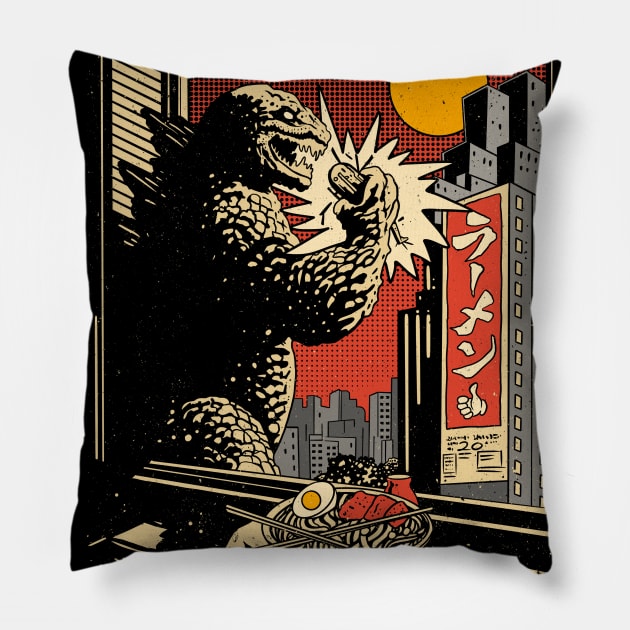 Lunch with Zilla Pillow by Nasitama