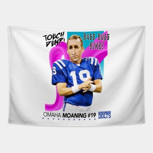 Omaha Moaning - Dump Sports Football Tapestry