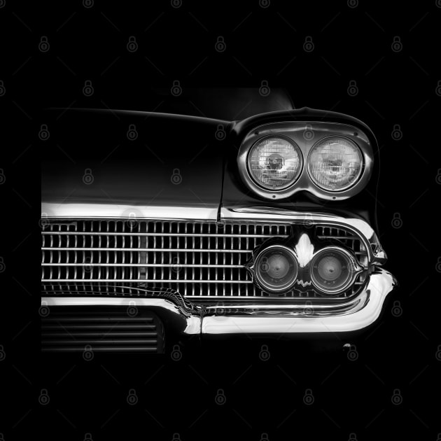 1958 Chevy Belair Detail - Black by mal_photography