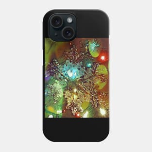 Snowflake Christmas Tree Artwork Phone Case