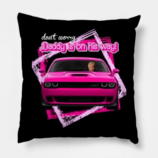 Funny Daddy's Home Trump Pink 2024 Pillow