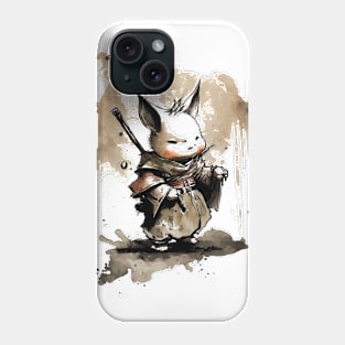 Kawaii Moogle inspired adventure Sumi-e Art Phone Case