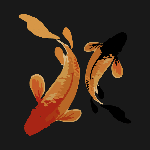 Artistic Koi fish by asepsarifudin09