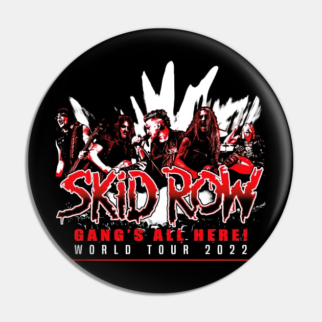 Skid Row GAH World Tour Merch 2023 Pin by rnstcarver