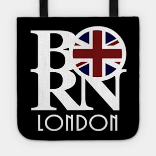 LOVE London White Text (UK Flag) Tote