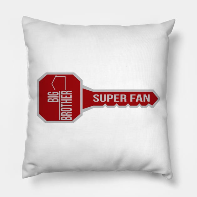 Big Brother All Star Key SUPER FAN Pillow by katietedesco