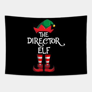 Director Elf Matching Family Christmas Tapestry