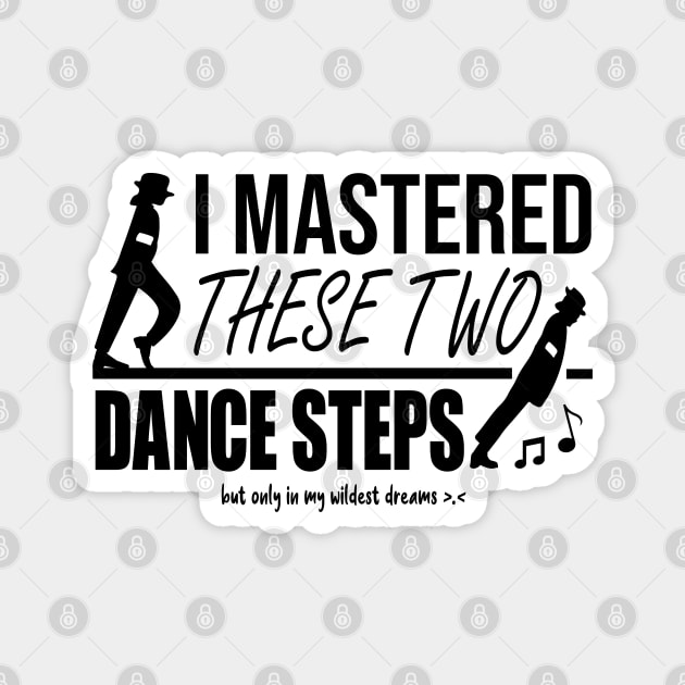 Michael Jackson dance steps fan art Magnet by Hellgrafic