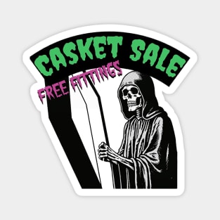 CreepyCool Casket Sale Magnet