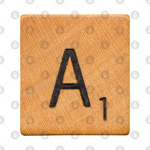 Scrabble Tile 'A' by RandomGoodness