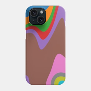 Gradient waves. Phone Case