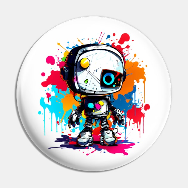 Cute cartoon Robot. Funny cyborg. Pin by AndreKENO