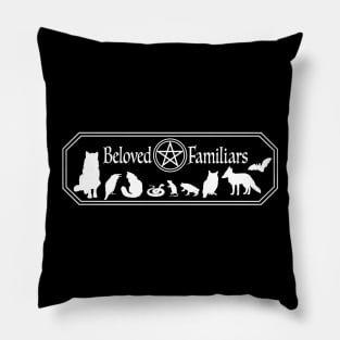 Beloved Familiars in white Pillow