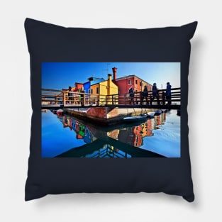 Crossroads of Burano Pillow