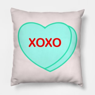 Conversation Heart: XOXO Pillow