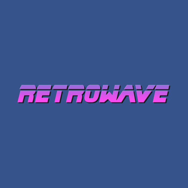 Disover RETROWAVE (on white) - Retrowave Retro Wave Music - T-Shirt