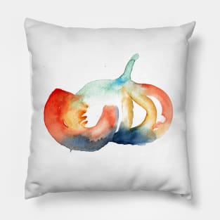 Watercolor pumpkins Pillow