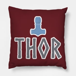 Thor Mjolnir Norse Mythology Hammer Viking Nordic Pillow