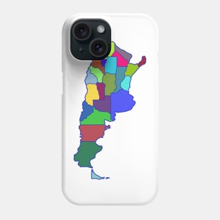 Argentina map Phone Case