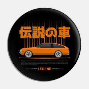 Tuner Orange Celica MK2 JDM Pin