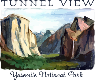 Tunnel View - Yosemite National Park Magnet
