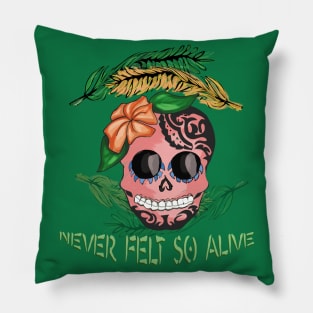 Vacation Skull Pillow