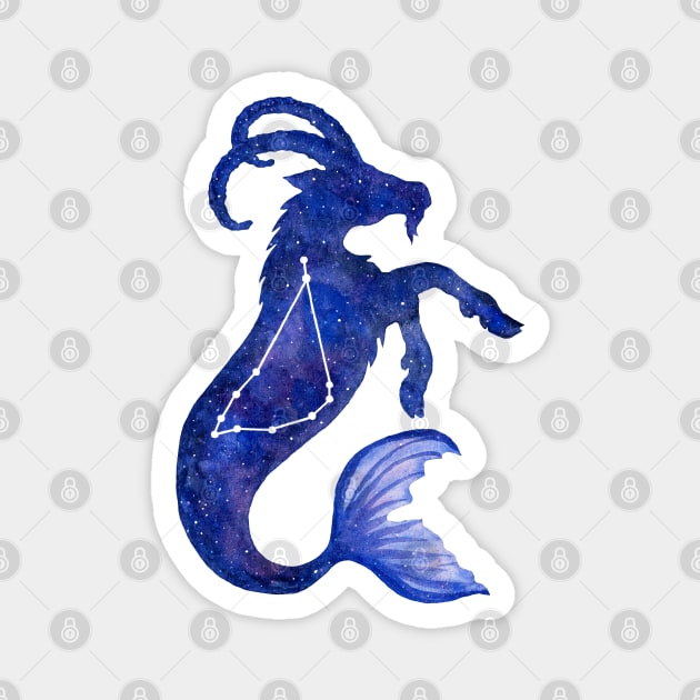 Astrological sign capricorn constellation Magnet by Savousepate