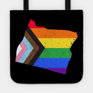 Oregon State Pride: Embrace Progress with the Progress Pride Flag Design Tote