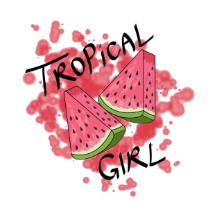 Tropical Girl - Watermelon T-Shirt