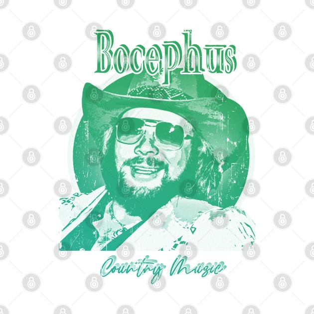 bocephus//green solid style, by Loreatees
