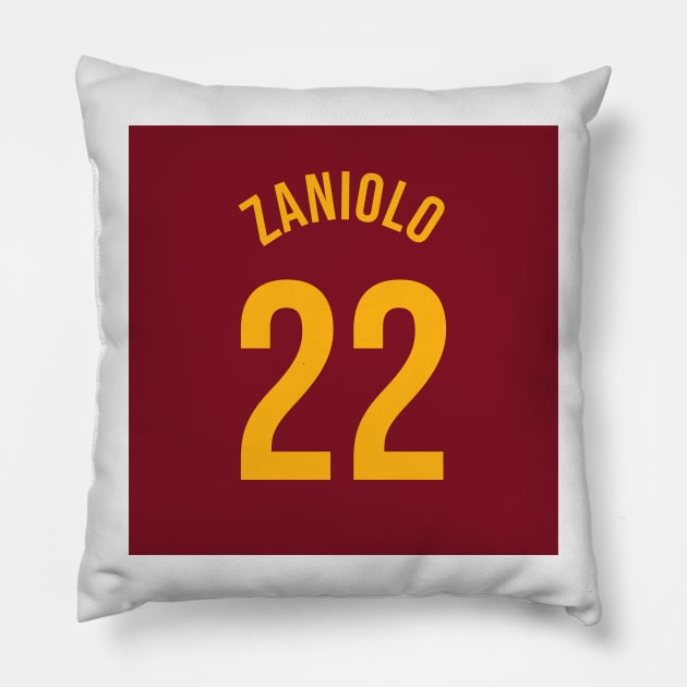 Zaniolo 22 Home Kit - 22/23 Season Pillow by GotchaFace