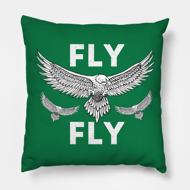 Flying Eagle Fly Shirt Pillow by JJDezigns